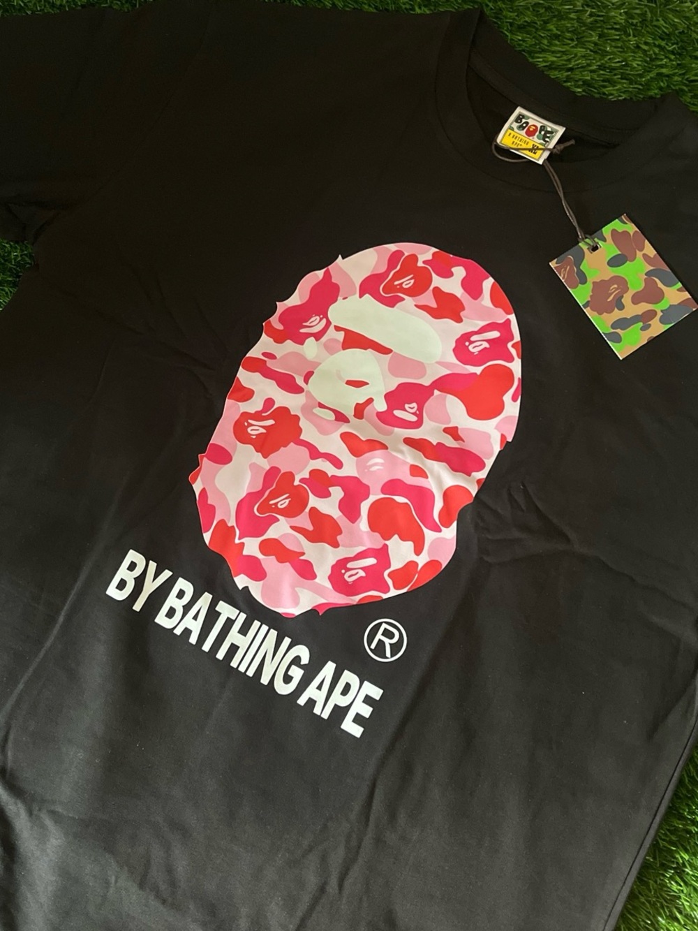 Pink Camo BAPE T